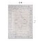 World Rug Gallery Blue and Ivory Medallion Rug - Machine Washable, Flat Pile, Family Friendly 5 ft x 7 ft WR172BLUE5X7 - alternate 4