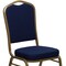 Flash Furniture Navy Blue Fabric Banquet Chair, PK4 4-FD-C01-ALLGOLD-2056-GG - alternate 5