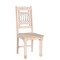 Homeroots Set of Two White Wood Slat Back Dining Side Chairs 522056 - alternate 3