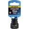 Channellock 3/8'' Drive 19 mm 6-Point Shallow Metric Impact Socket S1815800112022001 - alternate 2