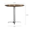 Flash Furniture Commercial All-Weather 31.25" Natural HPL Tabletop with Silver X Base ST-RD31-NAT-T2222S-GG - alternate 5