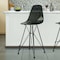 Leisuremod Cresco Acrylic Barstool - Modern ABS Plastic Counter Stool with Steel Legs & Footrest, 2PK CRBL-30TBL2 - alternate 3