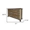 Homeroots 61" Brown Solid Wood Six Drawer Double Dresser 524540 - alternate 4