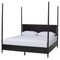 Baxton Studio Tamra Four-Poster Platform Bedroom Set, King, Black 264-14390-14389-14388-14387-ZORO - alternate 5