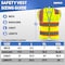 Neiko X-Large High Visibility Safety Vest, 3 Pockets and Zipper, Neon Yellow, Adult 53991A - alternate 2