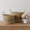 Homeroots Set of Two Brown Wicker Basket, 2PK 392170 - alternate 4