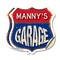 Signmission Manny's Garage, 6 inch X 6 inch, Vinyl Decal, 2PK SHI-D-2PACK-6-383-MANNY - alternate 1