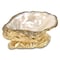 Homeroots 5in Gold Resin Handmade Trinket Tray 713014 - alternate 5