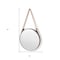 Homeroots 19" Copper Metal Round Rope Hanging Accent Mirror 574032 - alternate 3