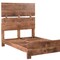 Homeroots Chestnut Live Edge Solid Wood Queen Bed Frame 521071 - alternate 4