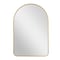 Homeroots 39" Gold Arch Metal Framed Bathroom Vanity Mirror 562897 - alternate 3