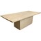 Homeroots 108" Natural Solid Wood Pedestal Base Dining Table 563911 - alternate 5