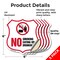 Signmission No Smoking Shield Sign No Smoking Eating, 6 inch X 6 inch, Vinyl Decal, 5PK SHI-D-5PACK-6-400 - alternate 5