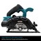 Hardin 18V Brushless 6-1/2 in Cordless Circular Saw - TOOL ONLY HD-8610 - alternate 2
