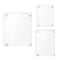 Azar Displays Floating Gallery Wall Frame Set, 1 White Standoff Hardware, 8 x 10, 11 x 14 & 16 x 20, 3-Piece Set 105722-WHT - alternate 1