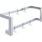 Amgood 36 in. Wall-Mounted Stainless Steel Double-Line Pot Rack AMG DPR-36-Z - alternate 2