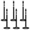 Mr. Chain Black Reflective Medium Duty Stanchion (6-Pack) 96450-6 - alternate 1