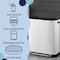 Happimess Beni Kitchen Trash/Recycling 16-Gallon Double-Bucket Step Trash Can w/ Odor Filter, Cotton White HPM1014C - alternate 4