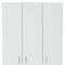 Homeroots 71" White Three Door Two Drawer Combo Dresser 534932 - alternate 3