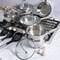 Oster Ridgewell 13pc Stainless Steel Belly Shape Cookware Set in Silver Mirror Polish 109543.13 - alternate 3