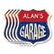 Signmission Alan's Garage, 12 inch X 12 inch, Aluminum Metal Sign, 5PK SHI-A-5Pack-12-383-ALAN - alternate 1