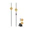 Nuvo Iron 13pcs Luxembourg Profile Balusters incl 7pcs Single Classic 31 1/8'' & 6 pcs Sngl Collar 31 1/8'' RRC32LP-13CC - alternate 1