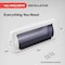 Pyle Water Resistant Marine Stereo Cover - Boat Radio Protector Shield with Flip-up Door, Gasket PLMRCW2 - alternate 8