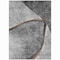 Homeroots 9' X 12' Gray Chocolate And Silver Abstract Washable Indoor Outdoor Area Rug 582258 - alternate 4