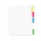 C-Line Products 8-1/2" x 11" Assorted Two-Pocket Paper Portfolio Folder with Prongs, 5/ST, 12ST/BX 05550-BX - alternate 2