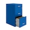 Space Solutions 14.25 in W 3 Drawer Vertical File Cabinet W/ Pencil Drawer, Classic Blue 24416 - alternate 3
