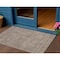 Homeroots 3' X 5' Brown Geometric Washable Indoor Outdoor Area Rug 607482 - alternate 1