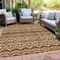 Homeroots 5' X 8' Gold Brown And Beige Moroccan Washable Indoor Outdoor Area Rug 594323 - alternate 7