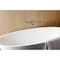 Kingston Brass Two-Handle Wall Mount Tub Faucet, Polished Chrome KS5021AL - alternate 2