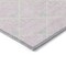 Homeroots 9' X 12' Pink Gray And Ivory Geometric Washable Indoor Outdoor Area Rug 594735 - alternate 5