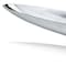 Homeroots 47" Contempo Shiny Silver Extra Large Long Boat Tray 373781 - alternate 3