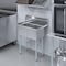 Amgood 22 in. x 34 in. Stainless Steel Two Compartment Sink with 14 in. x 16 in. x 11 in. Bowls AMG SINK S2C-141611-NF-Z - alternate 4