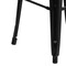 Flash Furniture 4PK 30"H Backless Distressed Black Metal Barstool 4-ET-BT3503-30-BK-GG - alternate 5
