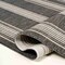 Jonathan Y Argo Classic Nautical Mitre Stripe Reversible Machine-Washable Black/Cream 3 ft. x 5 ft. Area Rug SVH101B-3 - alternate 3