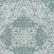 Homeroots 8' X 10' Teal Blue And Ivory Medallion Washable Indoor Outdoor Area Rug 617470 - alternate 5