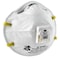 3M N95 Disposable Respirator, 8210V, Cool Flow Exhalation Valve, Dual Headstrap, White, PK10 8210V - alternate 1