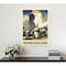 Homeroots New York Railroad Vintage Travel Unframed Print Wall Art 394270 - alternate 3