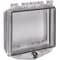 Safety Technology International Enclosure, Polycarbonate, Surface Mount, 10 in W x 3 1/4 in H x 10 in D, Clear STI-7510F - alternate 1