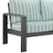 Homeroots 83" Green Polypropylene Sofa 667663 - alternate 4