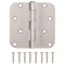 Prosource Door Hinge, Steel, Satin Nickel, Loose Pin, 180 deg Range of Motion, Screw Mounting 20348SNX - alternate 1