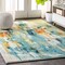 Jonathan Y Contemporary POP Modern Abstract Waterfall Blue/Cream 5 ft. x 8 ft. Area Rug CTP100A-5 - alternate 2