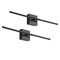 Jonathan Y Makena 28" Modern Minimalist Dimmable Integrated LED Metal Wall Sconce, Black, 2PK JYL7022C-SET2 - alternate 6