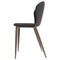 Leisuremod Mosaic Collection Modern Dining Chair in Charcoal Fabric, 2PK MC44CH2 - alternate 6