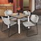 Regency Square Kee Breakroom Table W/ 4 Zeng Stack Chairs, 30 in W, 30 in L, Noble Oak TB3030NOBPCM44GY - alternate 3