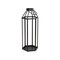 Homeroots 32" Black Geometric Metal Floor Lantern Candle Holder 634822 - alternate 4