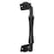 National Hardware Rustic Modern Gate Pull, 9-7/8 in L Handle, Steel, Black N166-027 - alternate 1